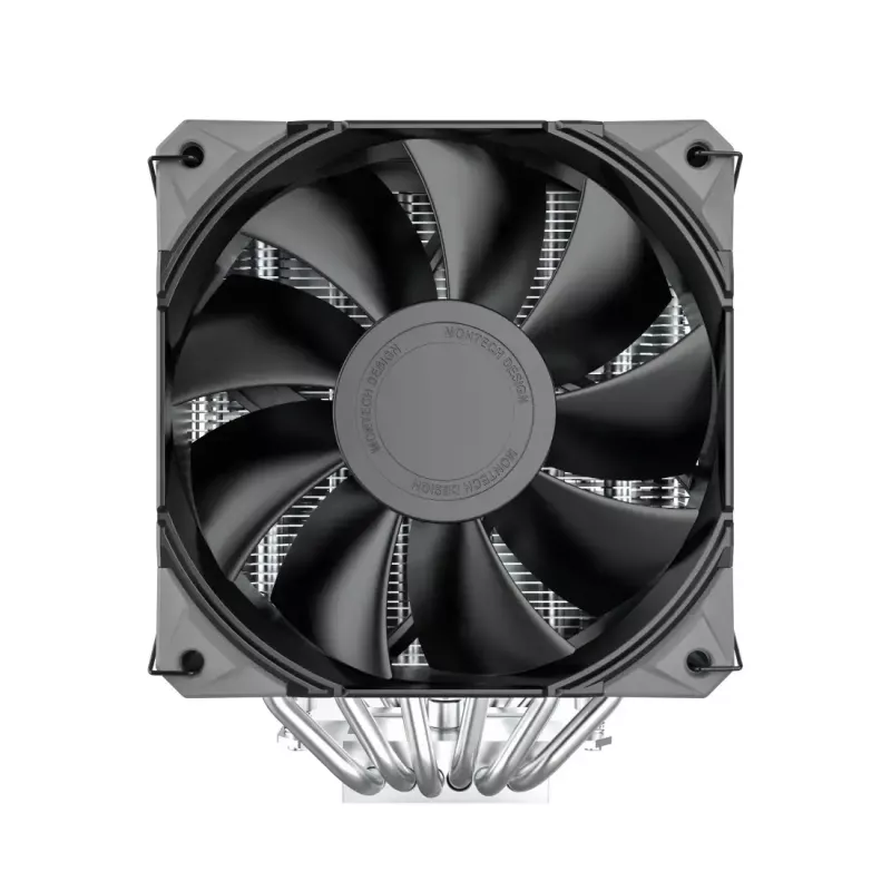 Refrigerador CPU Montech NX600 preto com ventoinha de 120 mm
