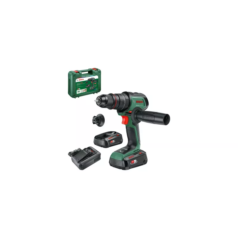 Bosch AdvancedImpact 18V-80 QuickSnap 1950 rpm sem chave 890 g preto, verde