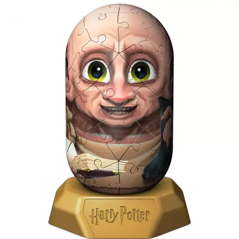 Puzzle 3D Ravensburger Hylkies Harry Potter Dobby, peças de espuma encaixáveis, figura montada