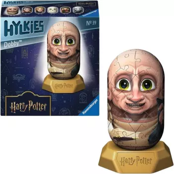 Puzzle 3D Ravensburger Hylkies Harry Potter Dobby, peças de espuma encaixáveis, figura montada