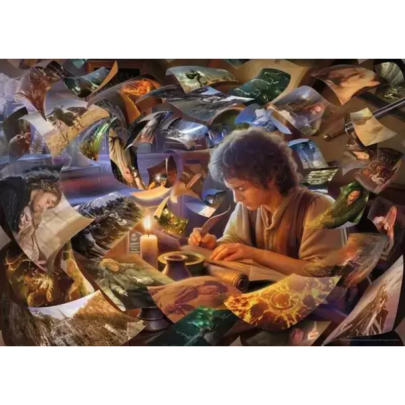 Puzzle Ravensburger 12001810, 1000 peças, fantasia — O Senhor dos Anéis, 700 mm de largura