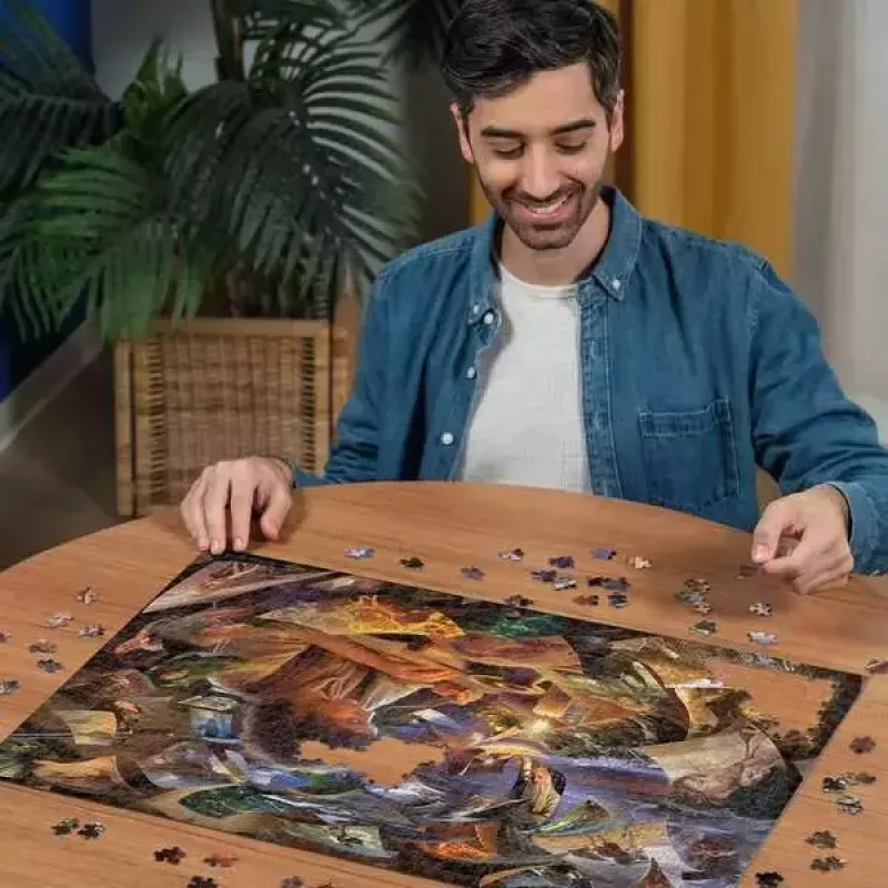 Puzzle Ravensburger 12001810, 1000 peças, fantasia — O Senhor dos Anéis, 700 mm de largura
