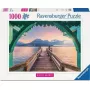 Puzzle Ravensburger Pontão no Lac d'Annecy, França – 1000 peças, 700 mm de largura
