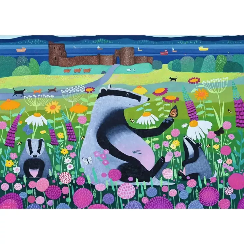 Puzzle Ravensburger Meadow Friends 1000 peças, adultos/jovens, peças clássicas encaixáveis