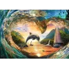 Puzzle Ravensburger Sunset Splash, 1000 peças, formato horizontal, 700 mm de largura
