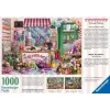 Puzzle Ravensburger Blossoms Flower Shop 1000 peças, 700 mm de largura