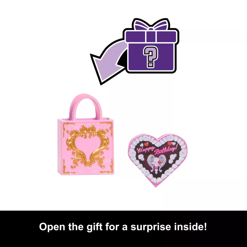 MATTEL Monster High Scary Sweet Birthday Cupid Asteria – boneca colecionável, articulada, roupa temática