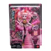 MATTEL Monster High Scary Sweet Birthday Cupid Asteria – boneca colecionável, articulada, roupa temática