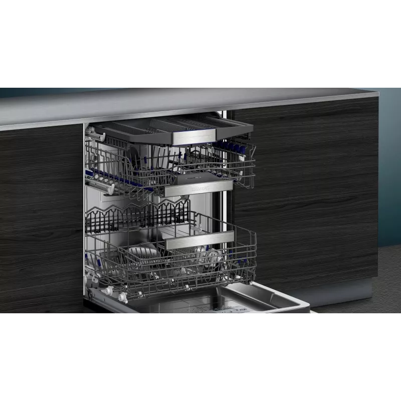 Máquina de lavar loiça Siemens iQ700 SX87TX02CE totalmente integrada 14 conjuntos de louça
