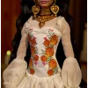 Barbie Signature Día De Muertos 2025 boneca de coleção com vestido creme de folhos