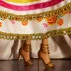 Barbie Signature Día De Muertos 2025 boneca de coleção com vestido creme de folhos