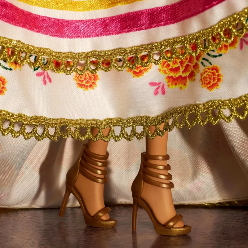 Barbie Signature Día De Muertos 2025 boneca de coleção com vestido creme de folhos
