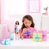 Barbie Party Unboxed Pet Birthday Series boneca e acessórios, conjunto Party Stars com 10 surpresas
