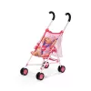Carrinho de boneca BABY born com saco rosa