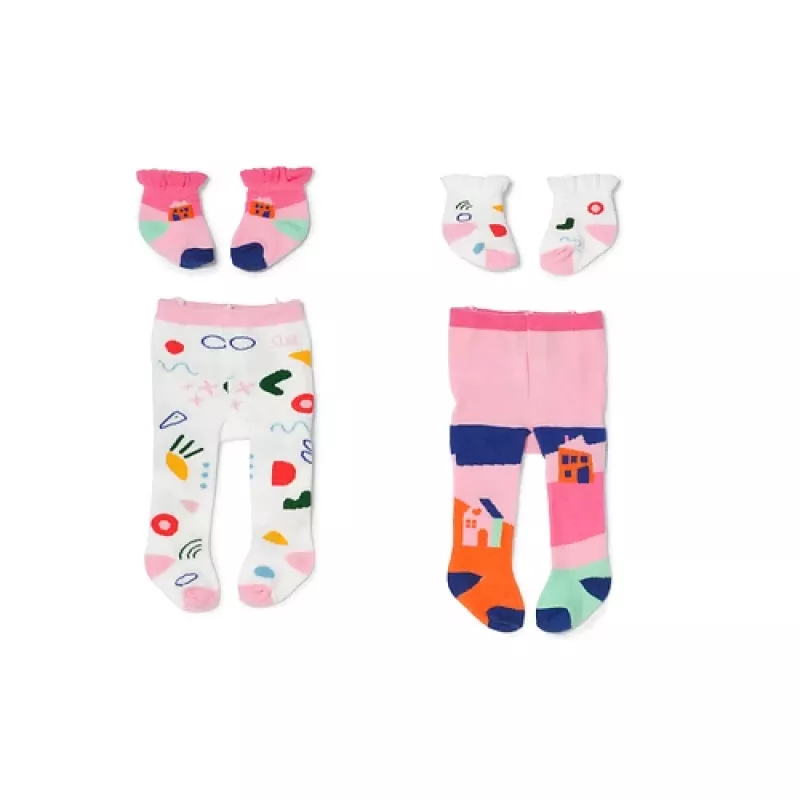 BABY born Strumpfhosen & Socken 2 sortidos 43cm collants para boneca