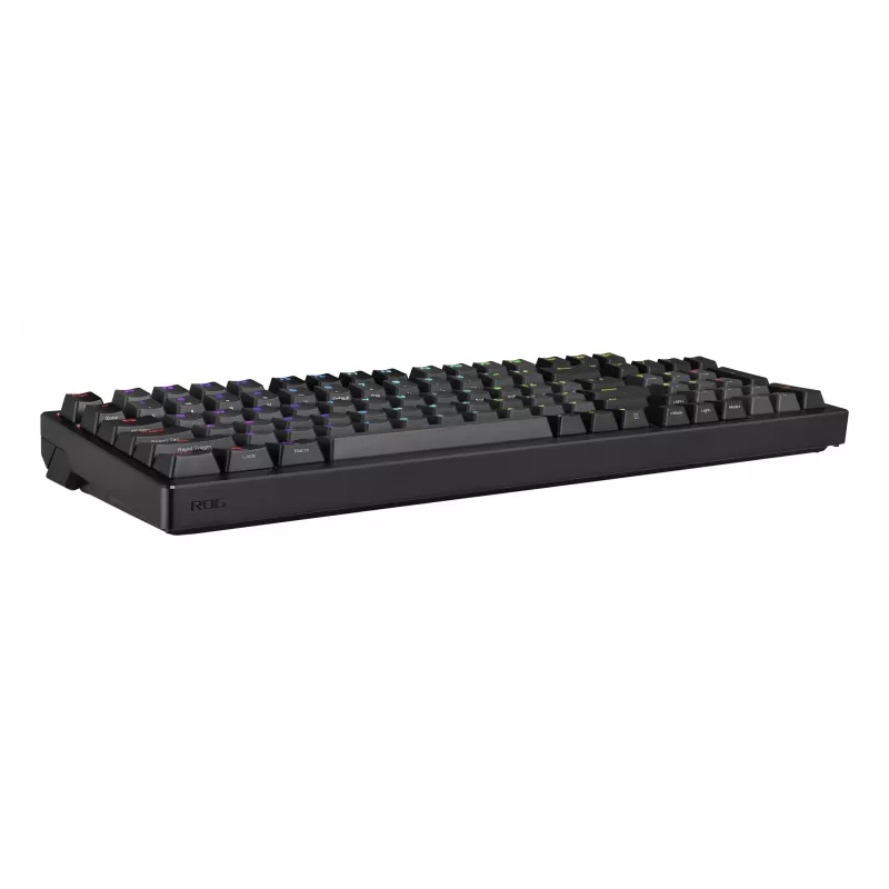 Teclado mecânico gaming ASUS ROG Azoth 96 HE — 96% QWERTZ, USB + RF Wireless + Bluetooth, switches mecânicos magnéticos, RGB, preto