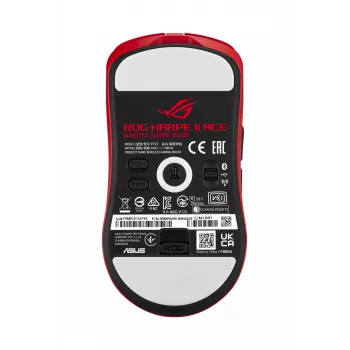 ASUS ROG Harpe II Ace RED Rato Gaming destro RF Wireless + Bluetooth + USB Type-A Ótico 42000 DPI
