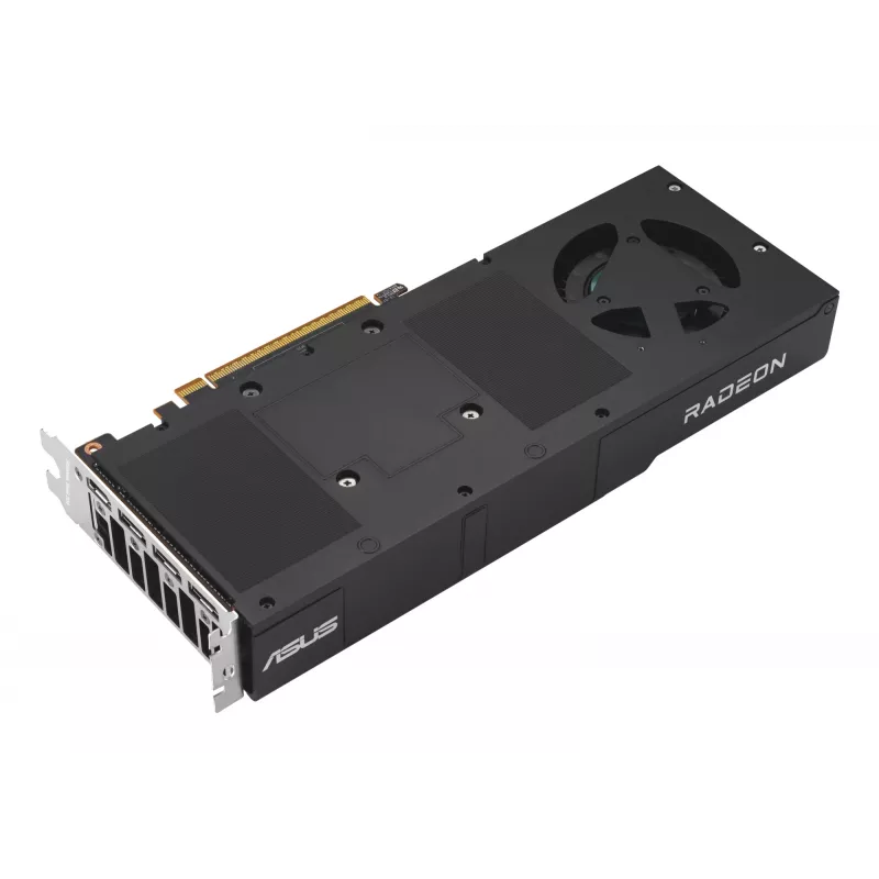 Placa gráfica ASUS Turbo Radeon AI PRO R9700 — 32 GB GDDR6, 256 bits, PCIe 5.0, refrigeração ativa