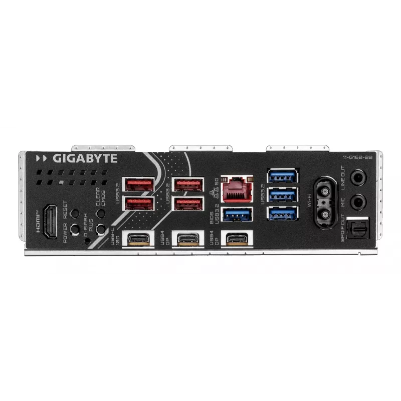 Placa-mãe GIGABYTE X870E EAGLE X3D WIFI7 - Compatível com CPUs AMD Ryzen 9000, VRM digital 14+2+2 fases, até 9000Hz DDR5 (OC), 1xPCIe 5.0 + 3xPCIe 4.0, Wi-Fi 7, 5GbE LAN, USB 4