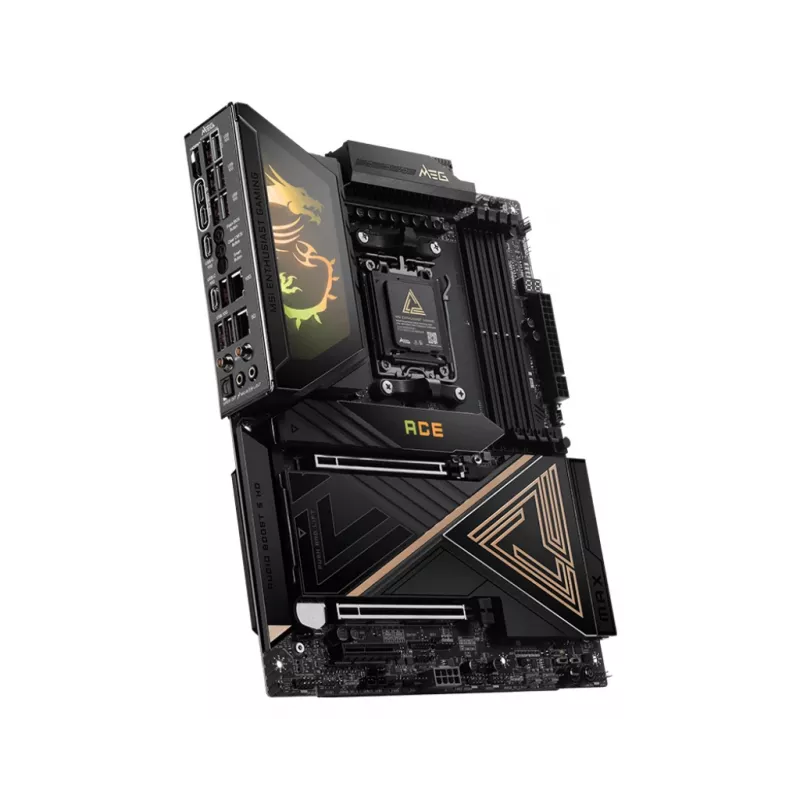 Placa-mãe MSI MEG X870E ACE MAX AM5 com 4x DDR5, 4x SATA, 5x M.2 (7E85-001R)