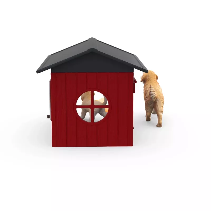 Animal Schleich FARM WORLD casota com Golden Retriever