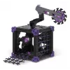 schleich ELDRADOR CREATURES BattleCave tigre das sombras, 7 ano(s), preto, cinzento, roxo