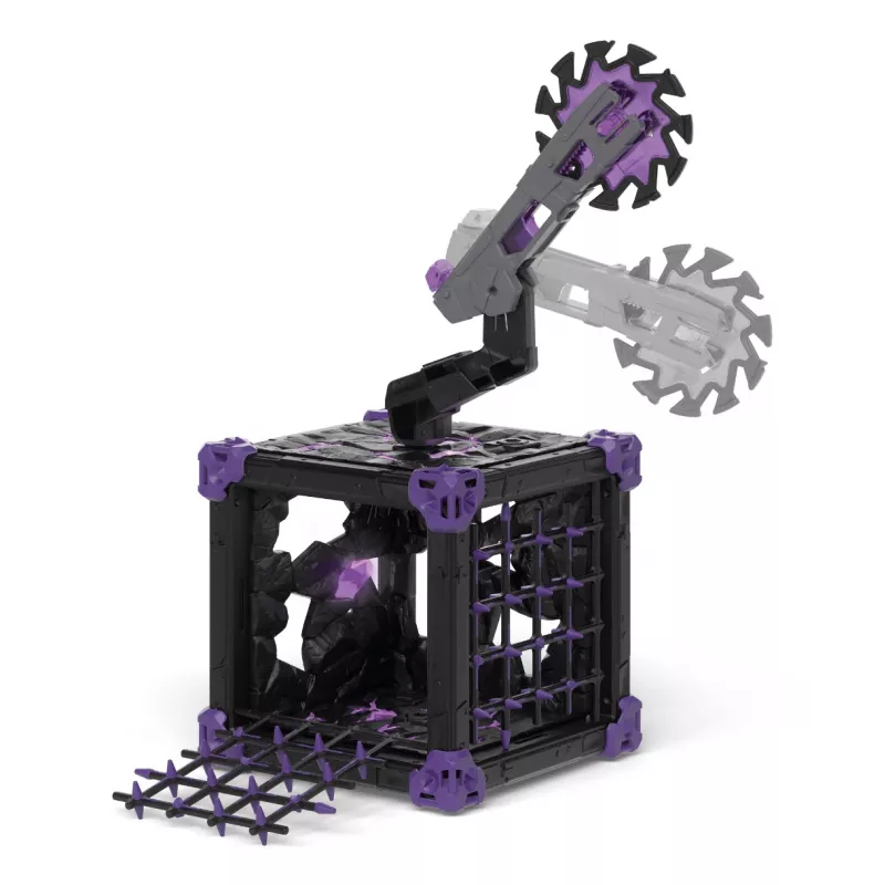 schleich ELDRADOR CREATURES BattleCave tigre das sombras, 7 ano(s), preto, cinzento, roxo