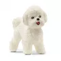 schleich Bichon Frisé, 3 ano(s), cães, animais da quinta / brinquedo de quinta, branco, plástico