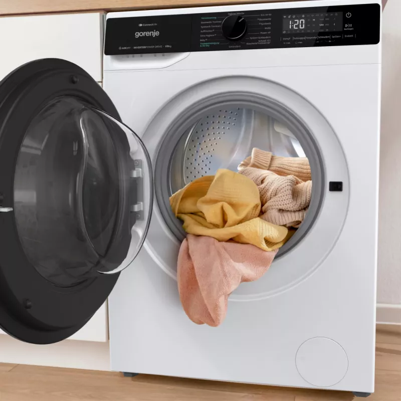 Máquina de lavar e secar roupa Gorenje WD2PA854ADW/DE de instalação livre carga frontal branca