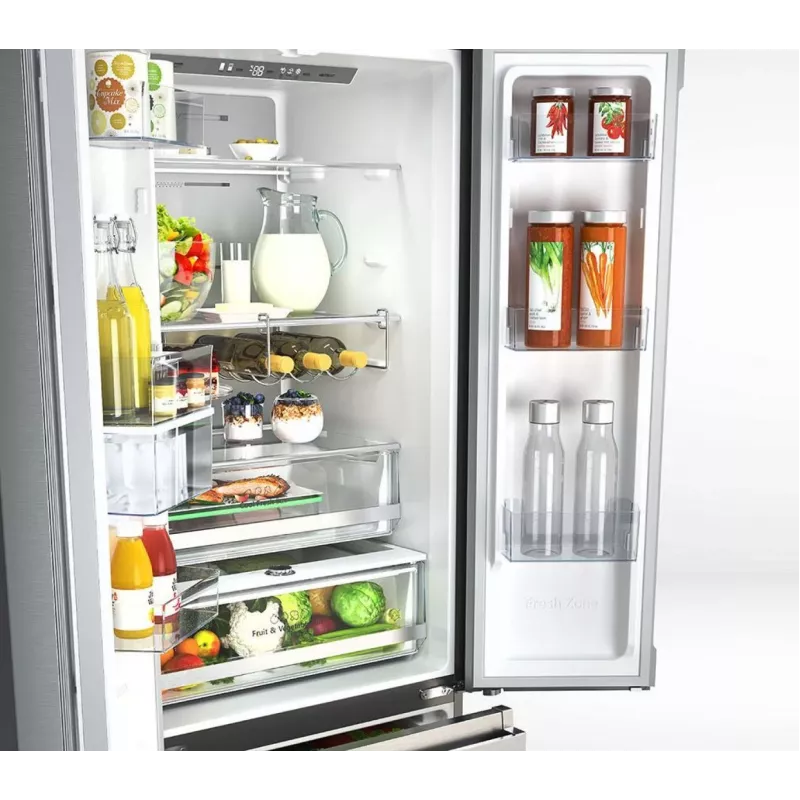 Frigorífico side-by-side Hisense RF632N4WFE de instalação livre 485 L preto