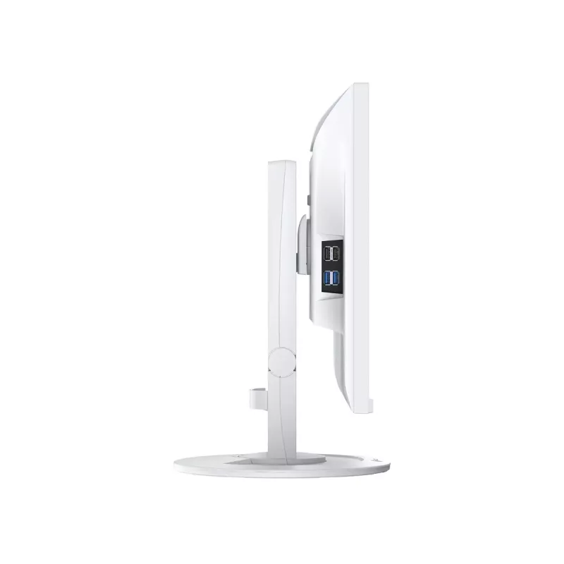 Monitor de computador EIZO FlexScan EV2400R-WT — 23,8 polegadas (60,5 cm) Full HD IPS, 1920×1080, 5 ms, hub USB, altifalantes, altura ajustável, VESA, branco