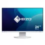 Monitor de computador EIZO FlexScan EV2400R-WT — 23,8 polegadas (60,5 cm) Full HD IPS, 1920×1080, 5 ms, hub USB, altifalantes, altura ajustável, VESA, branco