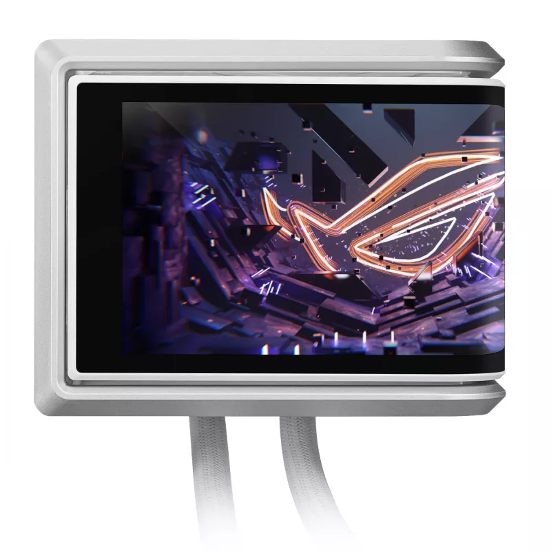 Refrigeração líquida All-in-One ASUS ROG RYUO IV 360 ARGB WHT – radiador de 360 mm, ventoinha de 120 mm, branco