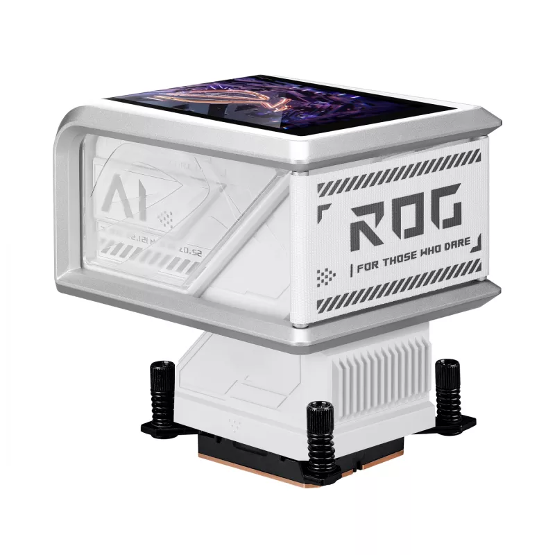Refrigeração líquida All-in-One ASUS ROG RYUO IV 360 ARGB WHT – radiador de 360 mm, ventoinha de 120 mm, branco