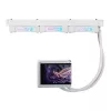 Refrigeração líquida All-in-One ASUS ROG RYUO IV 360 ARGB WHT – radiador de 360 mm, ventoinha de 120 mm, branco
