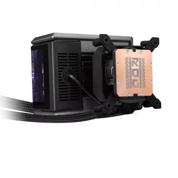 Refrigeração líquida All-in-One ASUS ROG RYUO IV 360 ARGB — radiador de 360 mm, ventoinha de 120 mm, preto