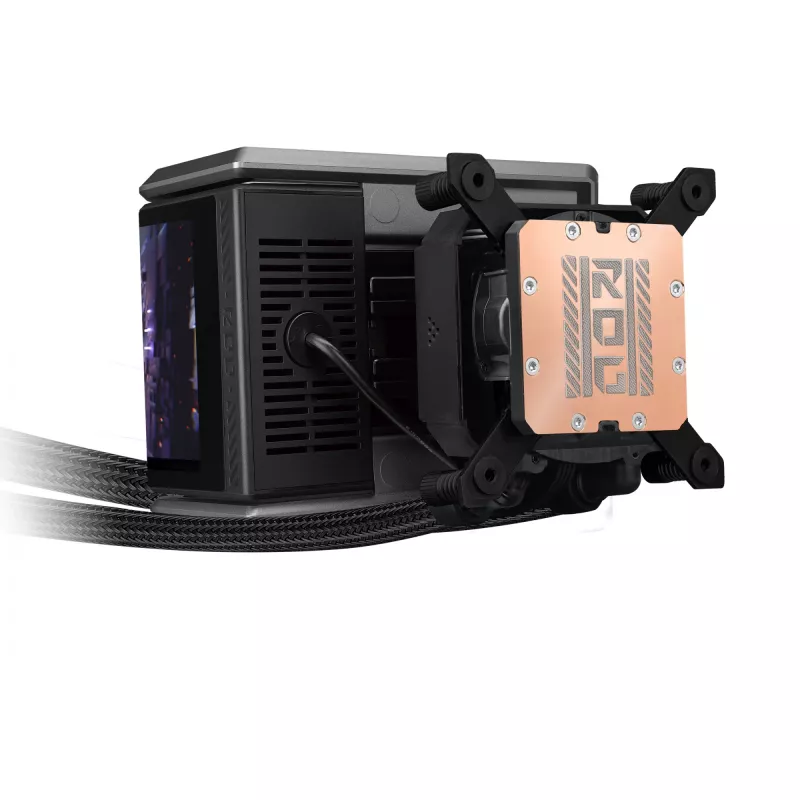 Refrigeração líquida All-in-One ASUS ROG RYUO IV 360 ARGB — radiador de 360 mm, ventoinha de 120 mm, preto