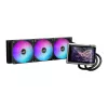 Refrigeração líquida All-in-One ASUS ROG RYUO IV 360 ARGB — radiador de 360 mm, ventoinha de 120 mm, preto