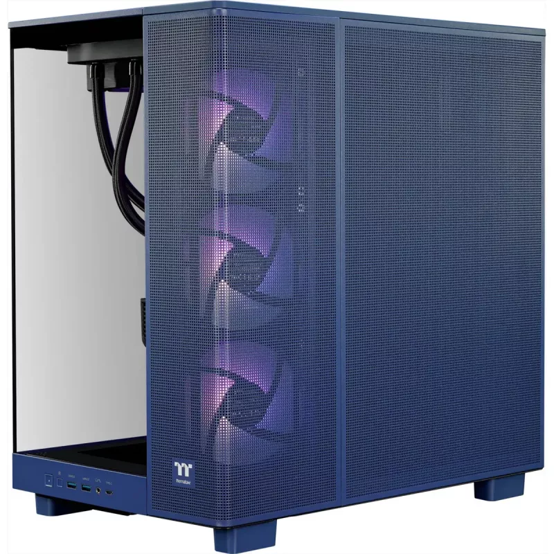 PC gaming desktop THERMALTAKE FTW V380XL 9070XT roxo/transparente com Windows 11 Pro