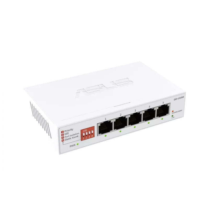 ASUS QG-U1050 Unmanaged 2.5G Ethernet (100/1000/2500) branco