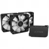 Ventoinha de caixa APNX 120 mm pack de 3 (preto) — APNX FP1-120, 3 ventoinhas