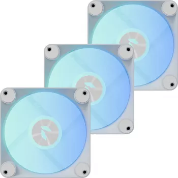 Ventoinha de caixa APNX FP1-R 120 mm pack de 3 fluxo de ar invertido, branco