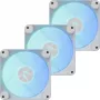 Ventoinha de caixa APNX FP1-R 120 mm pack de 3 fluxo de ar invertido, branco