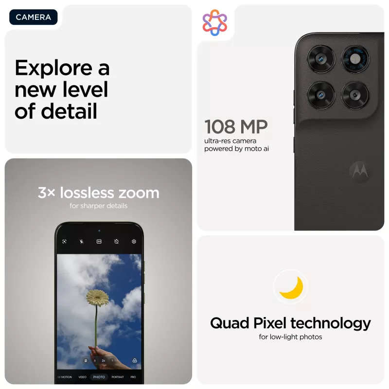 Motorola moto g77 17,3 cm (6,8 polegadas) Hybrid Dual SIM Android 16.0 5G USB Type-C 8 GB 256 GB 5200 mAh Preto