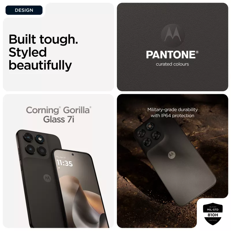 Motorola moto g77 17,3 cm (6,8 polegadas) Hybrid Dual SIM Android 16.0 5G USB Type-C 8 GB 256 GB 5200 mAh Preto