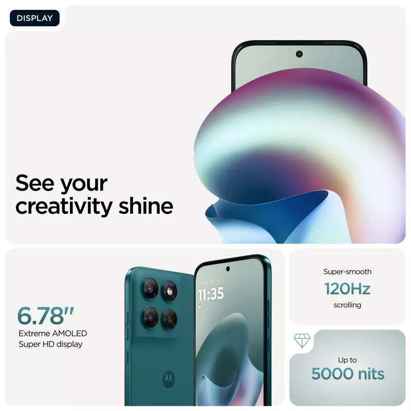 Motorola moto g77 17,3 cm (6,8 polegadas) Hybrid Dual SIM Android 16.0 5G USB Type-C 8 GB 256 GB 5200 mAh Verde