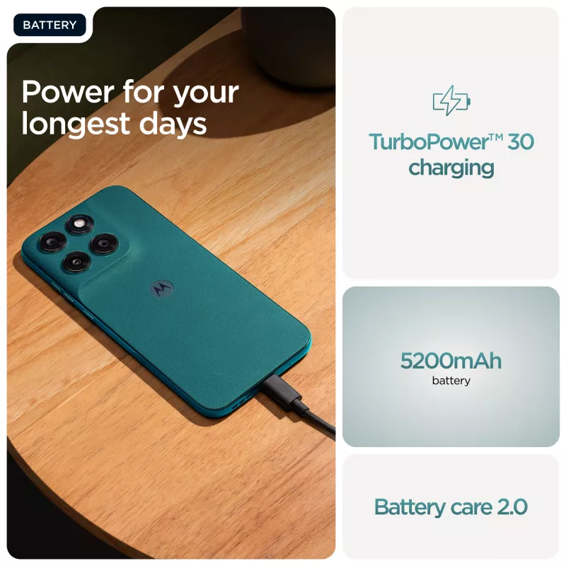 Motorola moto g77 17,3 cm (6,8 polegadas) Hybrid Dual SIM Android 16.0 5G USB Type-C 8 GB 256 GB 5200 mAh Verde