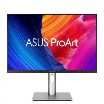 Monitor de Computador ASUS ProArt PA248QFV 61,2 cm (24,1 polegadas) WUXGA 1920x1200 IPS LCD, 5 ms, 350 cd/m², Hub USB 3.2, Altifalantes, VESA, Prateado