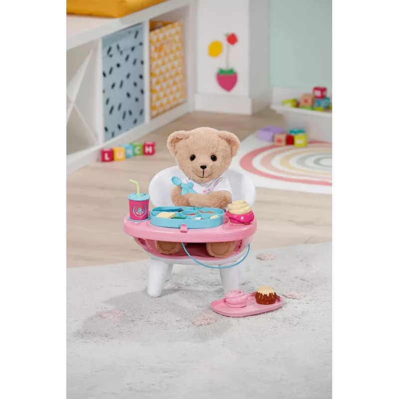 BABY born Lunchtime Table, Mesa para boneca, 3 ano(s), pilhas necessárias, efeitos sonoros, efeitos de luz