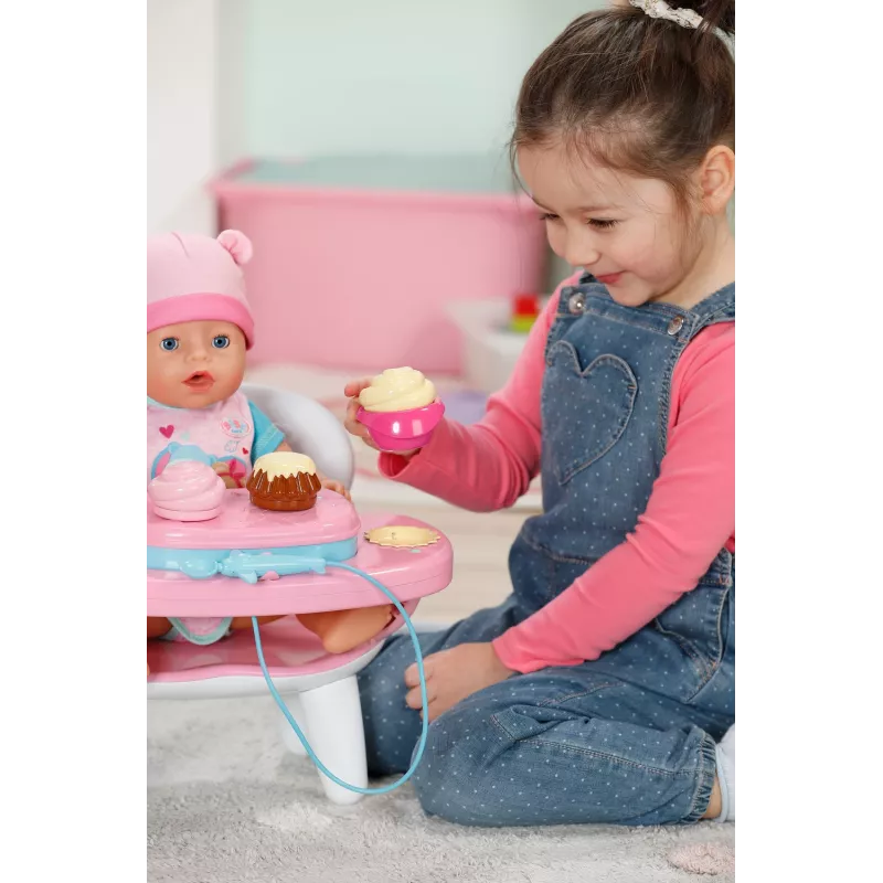 BABY born Lunchtime Table, Mesa para boneca, 3 ano(s), pilhas necessárias, efeitos sonoros, efeitos de luz